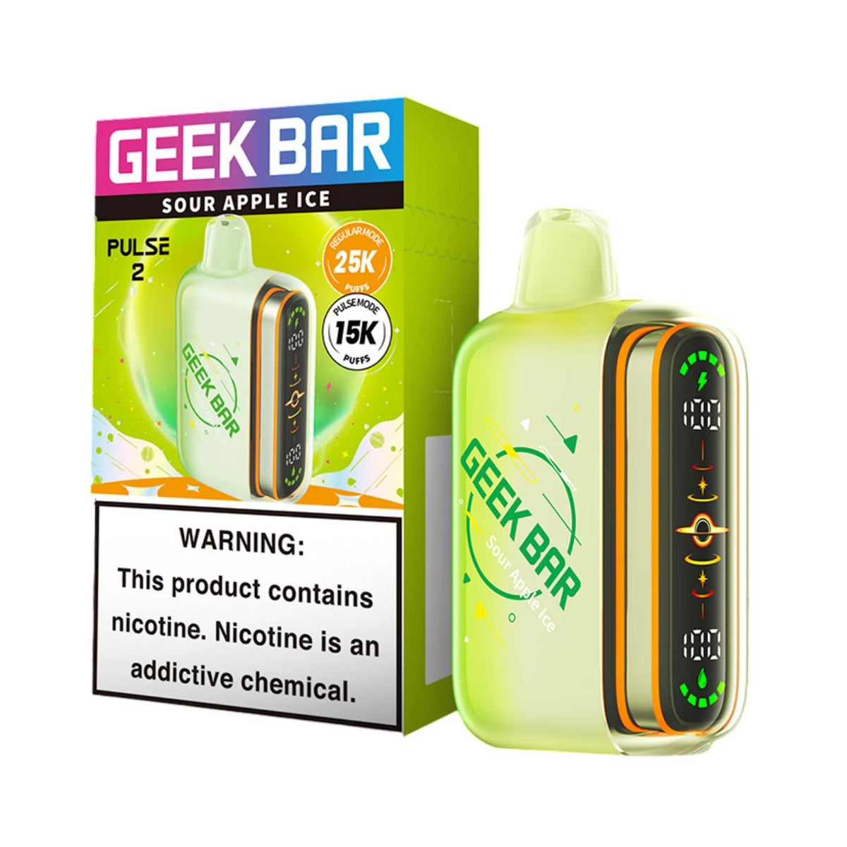 Geek Bar Pulse 2 - SOUR APPLE ICE