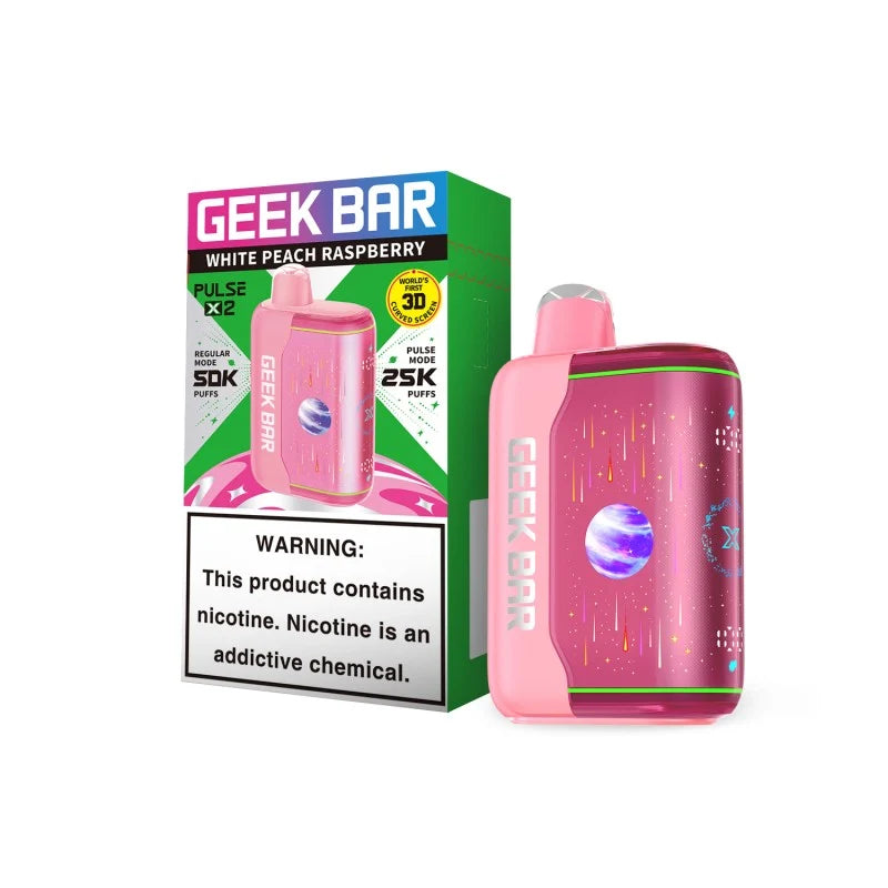 Geek Bar Pulse X2 - WHITE PEACH RASPBERRY