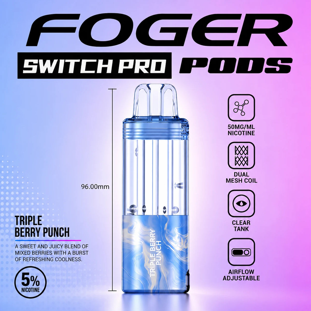 Foger Pod - TRIPLE BERRY PUNCH